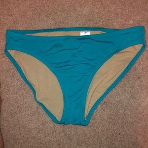 Garnet Hill Blue Bikini Bottoms